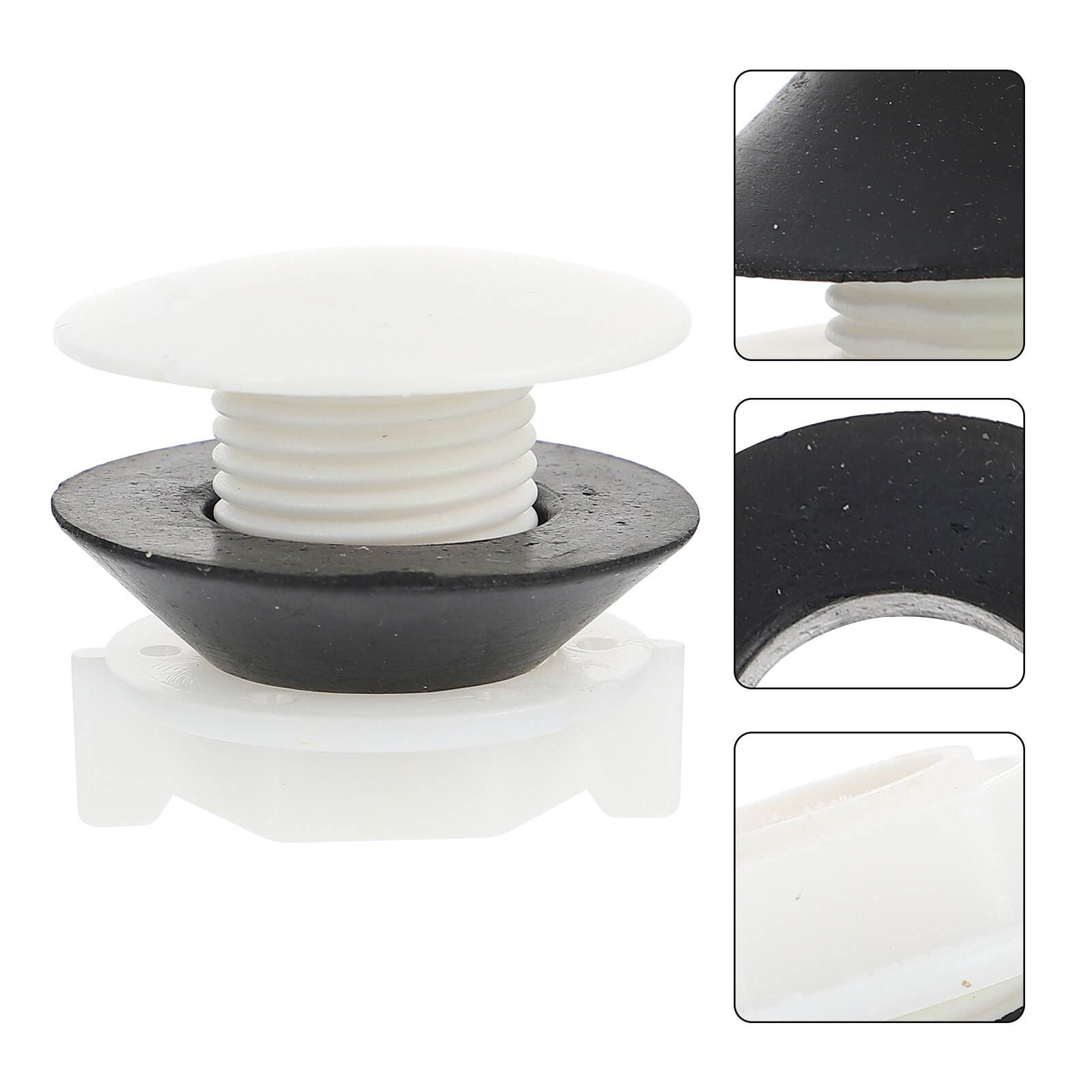 2Pcs Toilet Tank Plug Plastic 1/2inch Water Tower Plug Bathroom Accessories