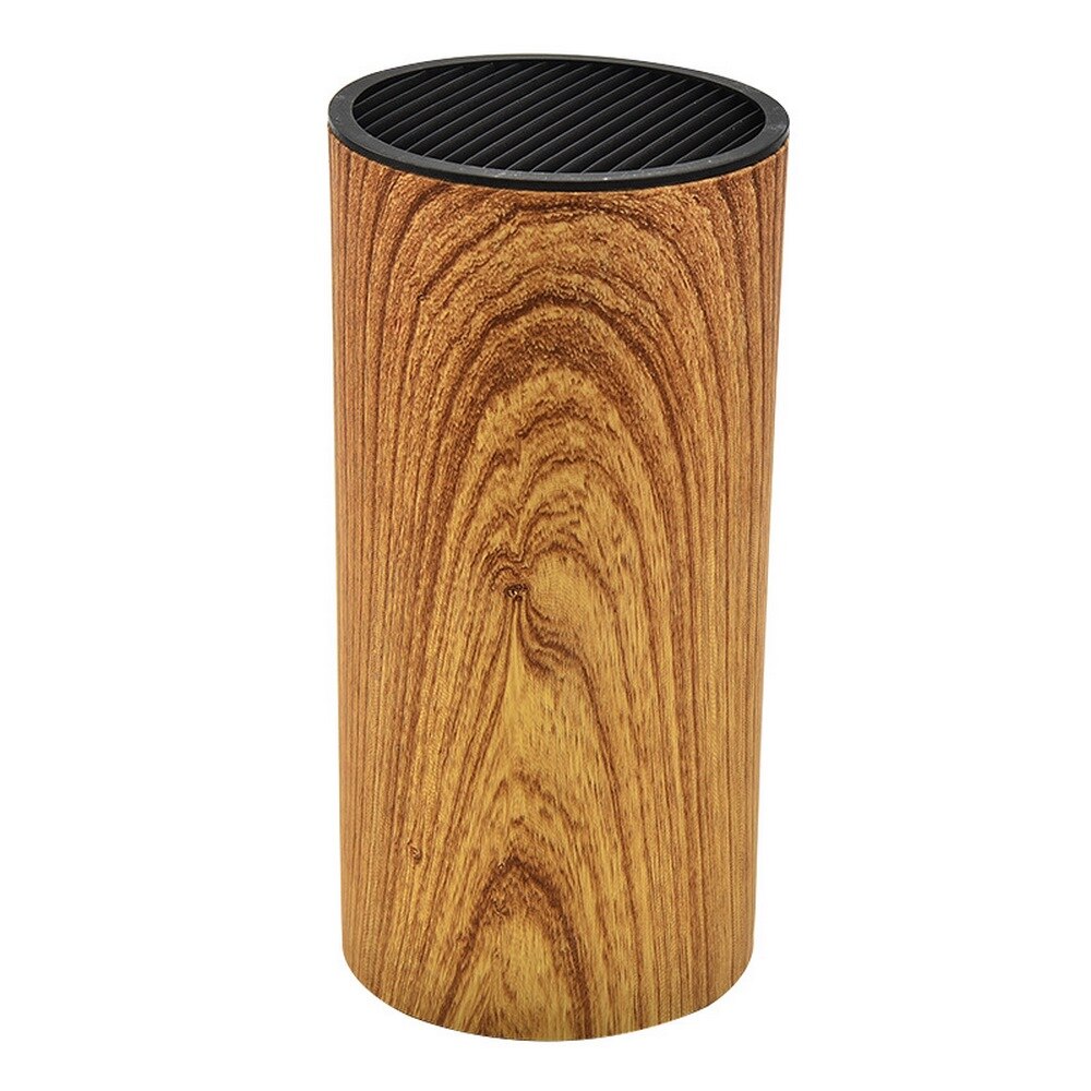 Knife Holder Stand Multil Holder Knife Organizer Inserted Storage Holder Wave-shaped Knife Spacer Knife Block Kitchenware Tools: light wood