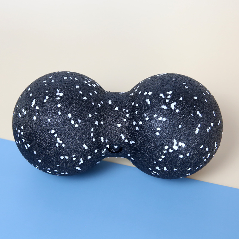 Yoga epp fitnessboll yoga skumblocksrulle jordnötsbollsset block jordnötsmassage rullboll terapi avslappningsövning fitness
