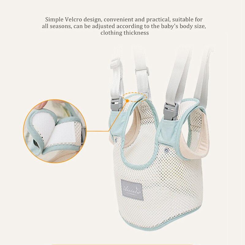 Baby Learning Walking Training Safe Keeper Toddler Harness Backpack Leash Stand Up Strap Breathable Cotton Belt Safety Reins