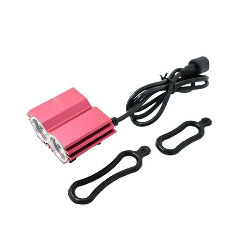 5000 Lumens X2 Bike Light T6 LED Mountain Bike Front Light Bicycle Headlight Cycling Head Lamp + 18650 Battery Pack + Charger: Package B