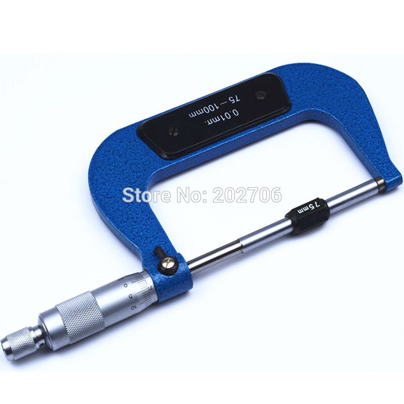 Outside micrometer 75-100mm micrometer 0.01mm color ship by random