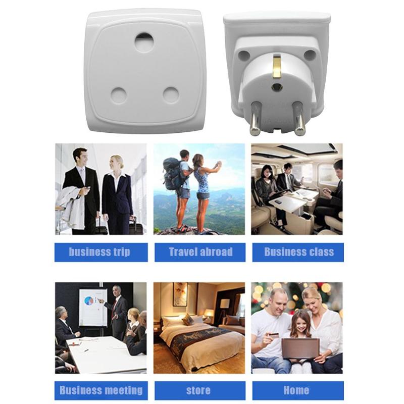 Universal Adapter EU to Large South Africa Power Outlet Socket for YuaDon YD-9SA Security Certification CE and ROHS