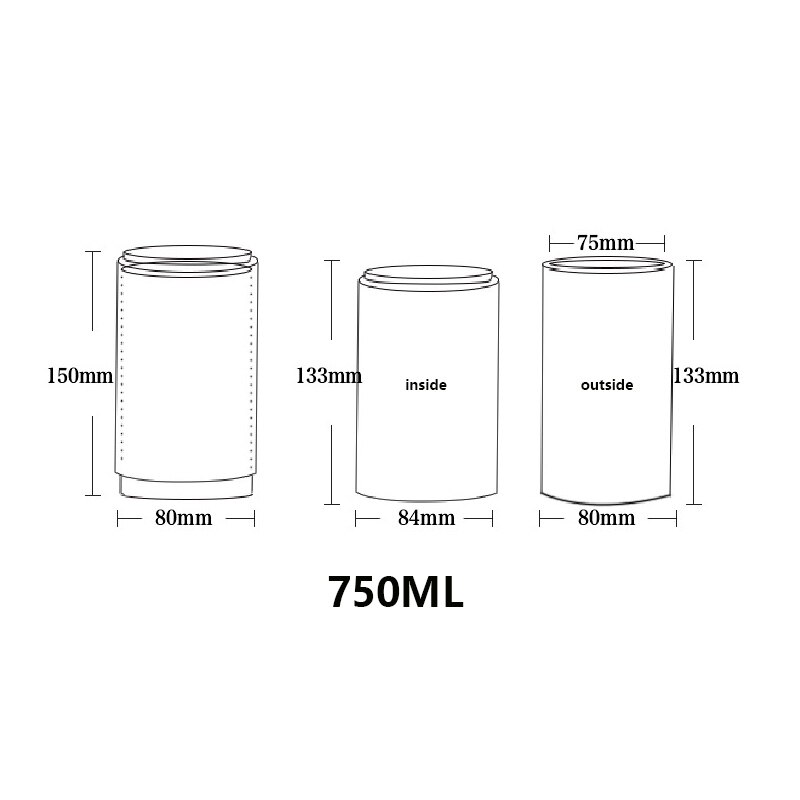 Milieuvriendelijke Blikken Opbergdoos Voor Kleine Koffie Thee Caddy Opslag Gebotteld Blikjes Verzegeld Thee Ijzer Platen Verpakking Blikjes Container