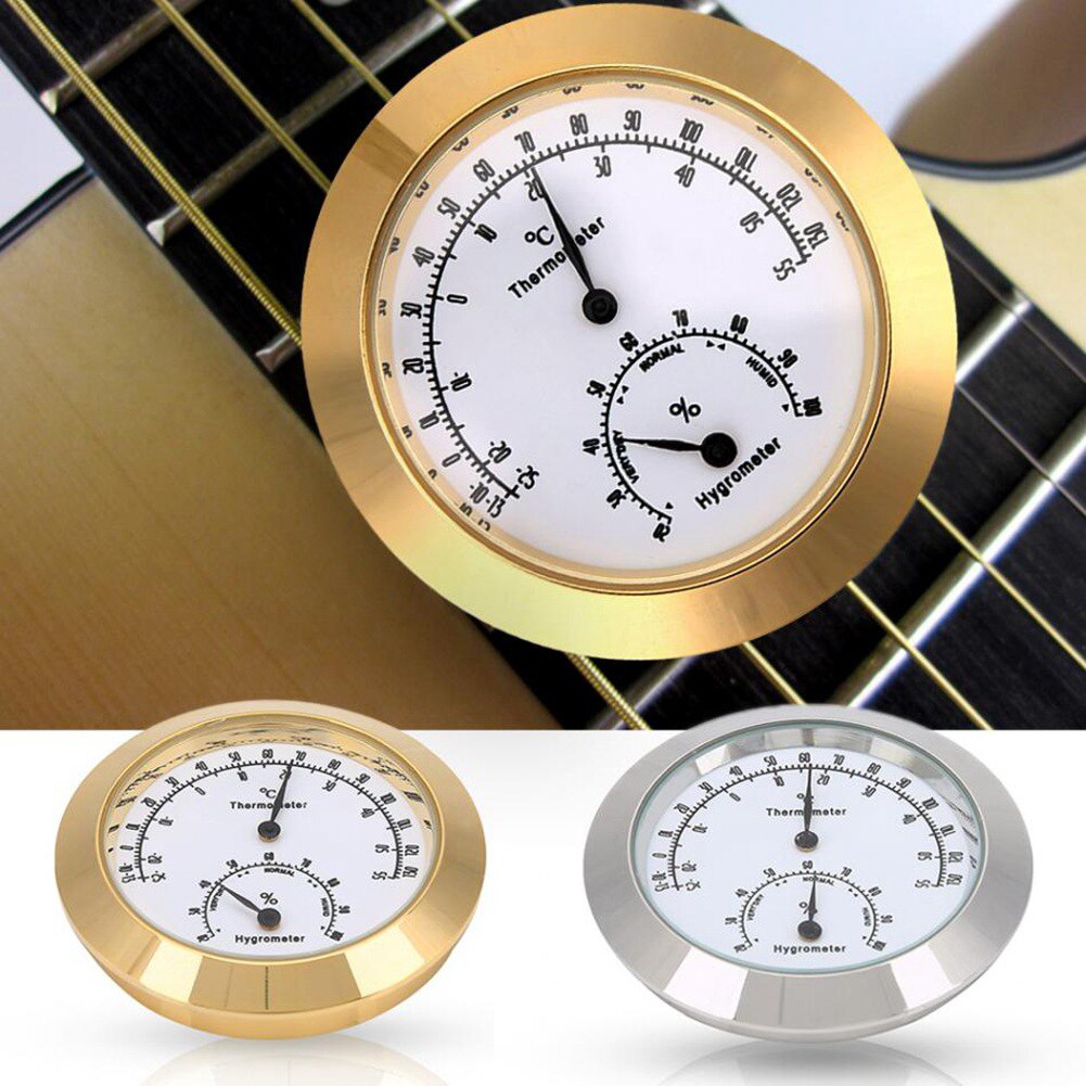 Mini Thermometer Voor Viool Gitaar Case Vochtigheid Vocht Meter Instrument Tool Snaarinstrumenten Accessoires