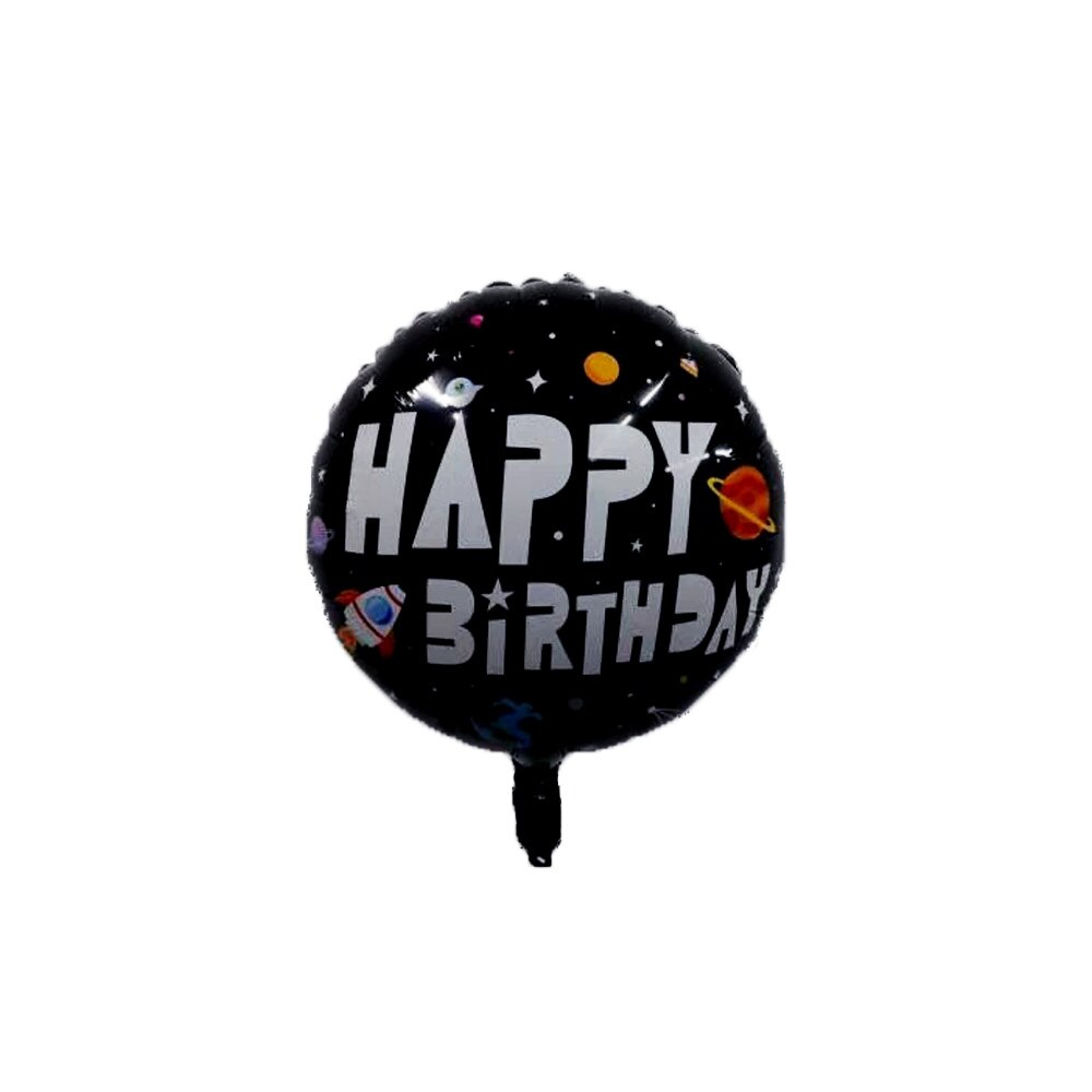 1pc space astronaut birthday party decorations kids birthday anniversary scene decoration balloons black background orb