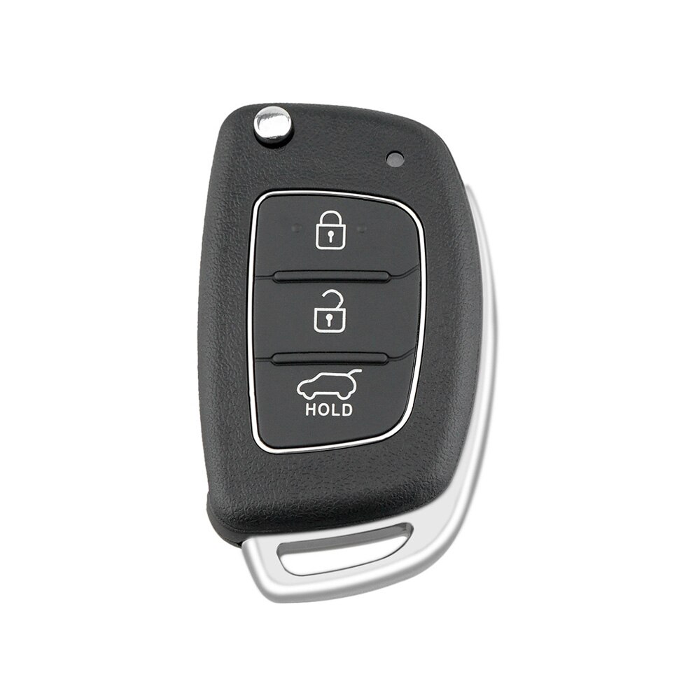 3 Button Flip Folding Car Key Case Shell Cover Remote Fob Replacement For Hyundai I10 I20 I40 IX35 Tucson With Blade