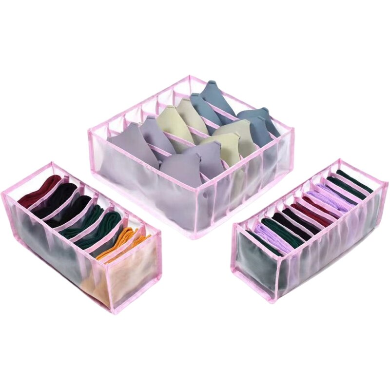 Storage Box with Multiple Layers Closet Organizers And Storage Baskets Foldable Storage Bags: P