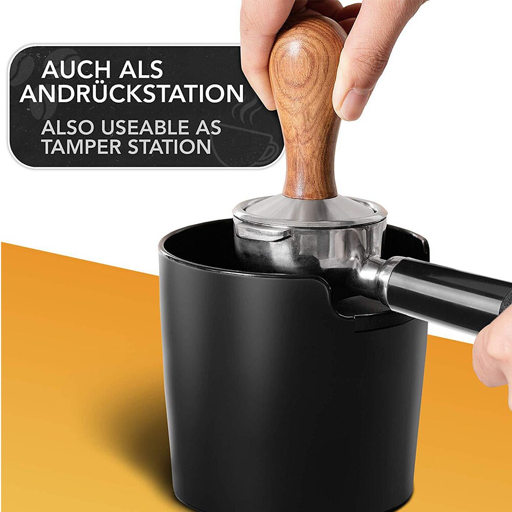 Dump Bin Household ABS Machine Knock Box Barista Recycling Easy Clean Shock Absorbent Deep Coffee Grind Waste Storage