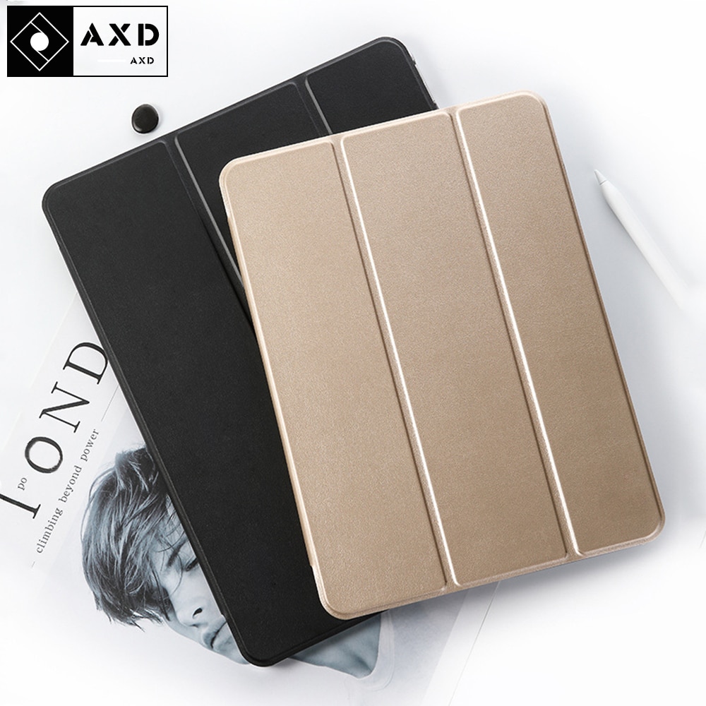 Axd Voor Ipad Air 2 A1566 A1567 Case Smart Folding Stand Back Cover Voor Ipad 6 Ipad 9.7 a1893 Met Auto Sleep/Wake Up