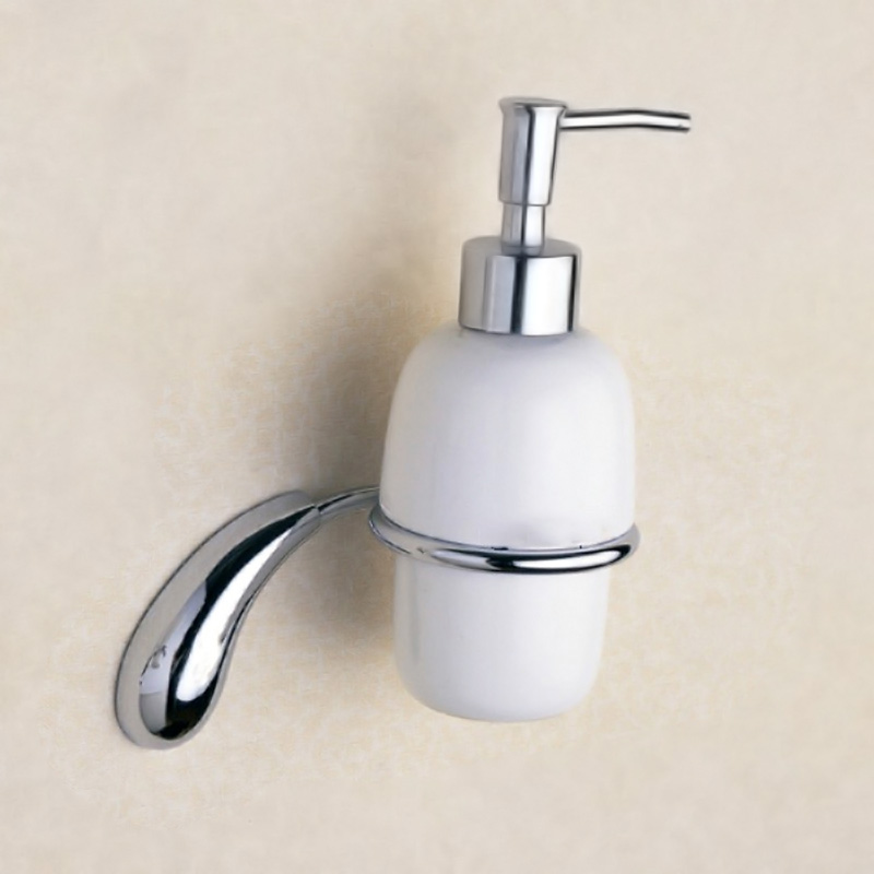 Krom badeværelse hardware sæt messing bruser sæbedispenser håndklæde ring bar morgenkåbe kroge bøjle vægmonteret toilet børste papirholder