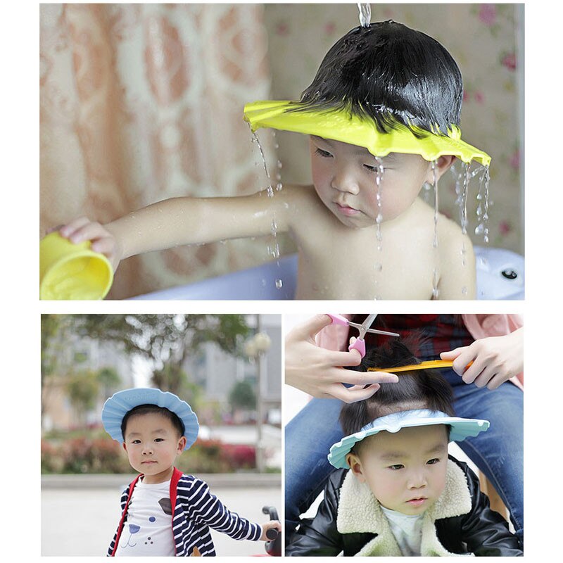 EVA Foam Shampoo Cap Baby Shower Cap Children Sham... Grandado