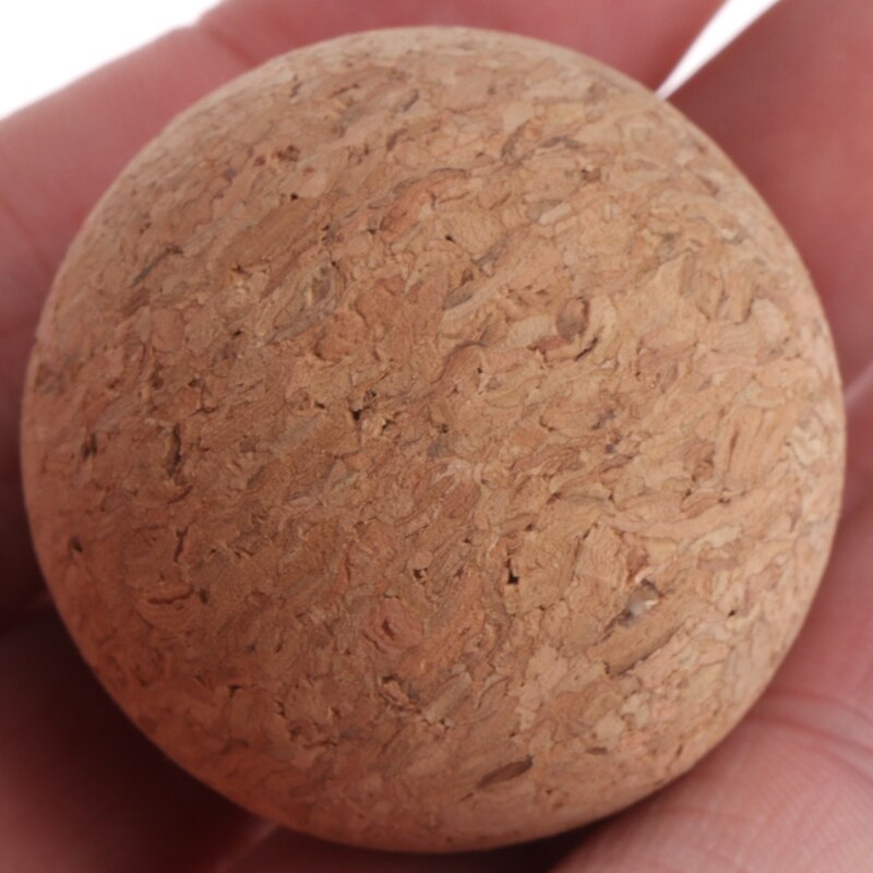 1 pelota de fútbol para futbolín, pieza de corcho de 36mm de madera maciza para mesa de futbolín.