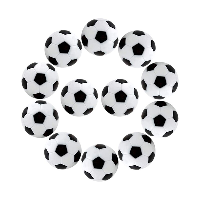 - bordfodbold erstatning 12 pakke mini sort og hvi... – Vicedeal