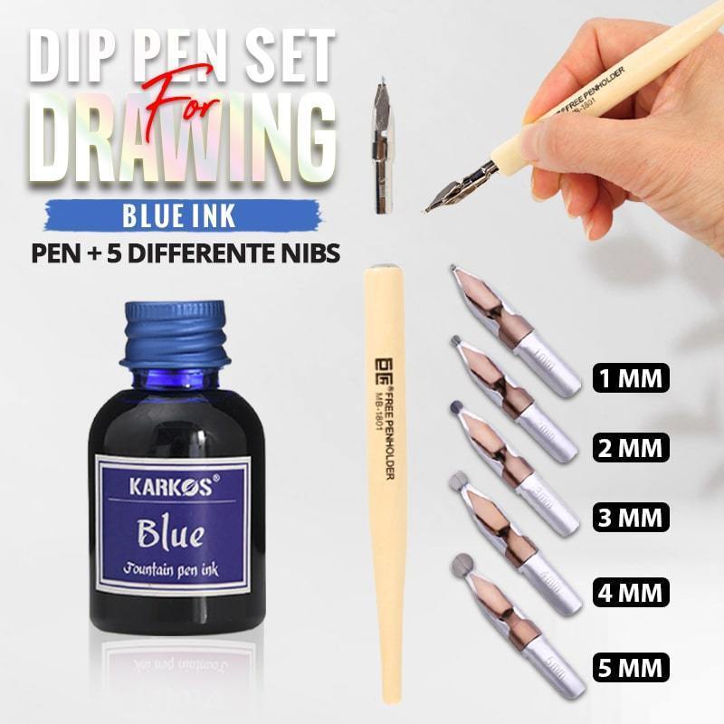 Dip Pen Set For Drawing Comic Fountain Pen Japan Tachikawa Dip Pen Premium Line Drawing Nib For Manga/Cartoon Desig