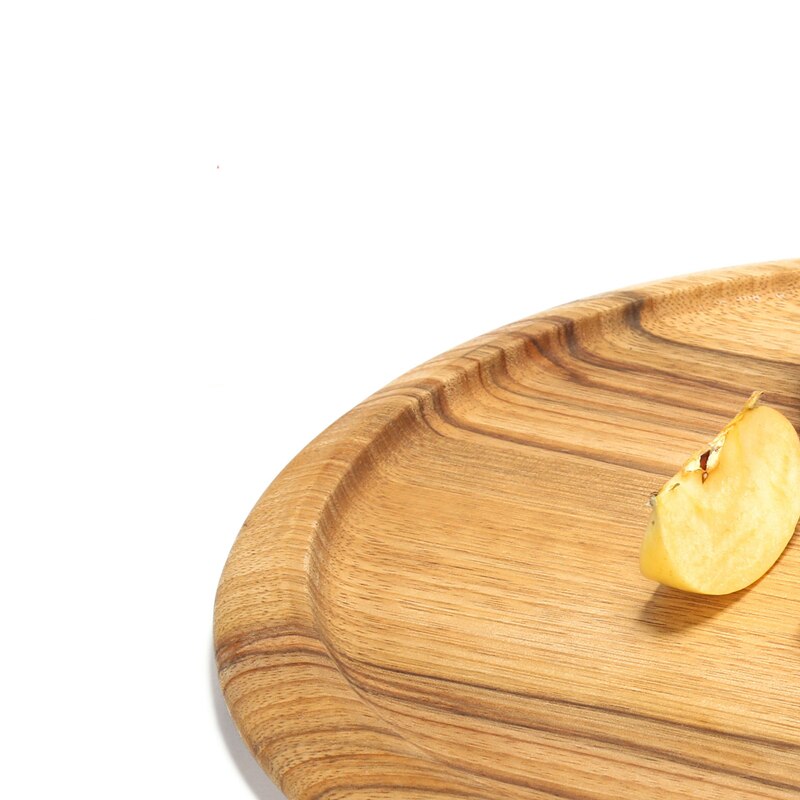 Unlacquered Solid Wood Round Chopping Block Nordic Style with Handle Wooden BreadBoard Pizza Zebra Plate Kitchen Cooking Utensil