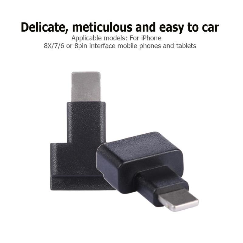 8Pin Male to Female Dock Extender Adapter Connector Converter HDMI-compatible Cable Adapter for iPhone 8X/7/6