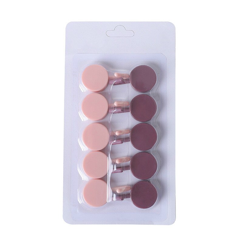 Cintre mural pour vêtements, 10 pièces, petit crochet décoratif, porte-clé, écharpe, sac à main à suspendre pour la salle de bain, décoratif: pink