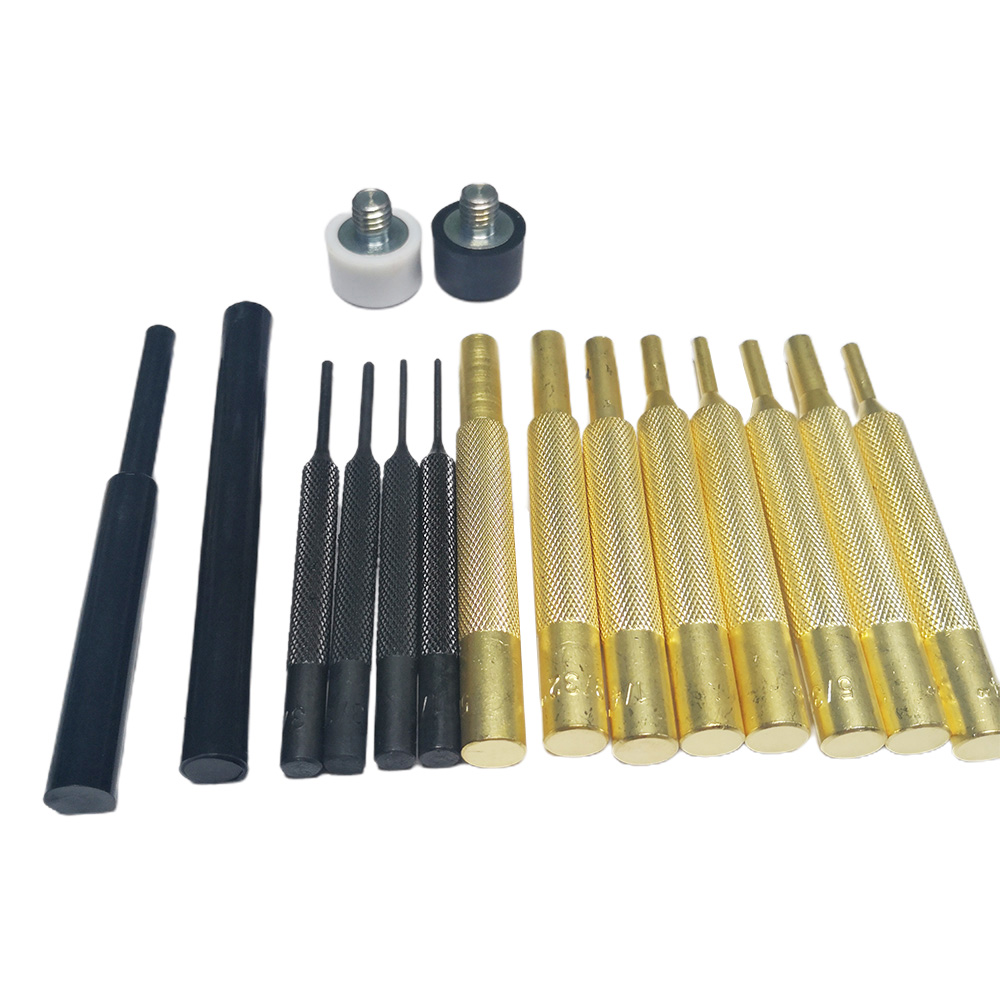 Portable Double-Faced Hammer Punches Brass Steel Shooter Maintenance Roll Pin Punch Set