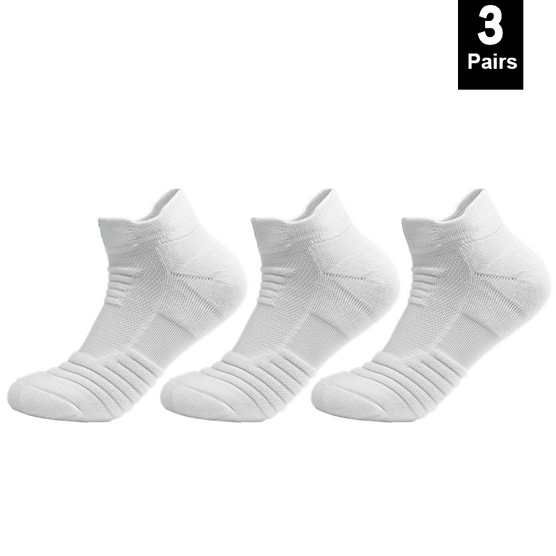 1/3 Pairs Anti-slip Voetbalsokken Mannen Katoenen Sok Korte Lange Buis Voetbal Basketbal Sport Sokken Ademend geurverdrijvende Sok 39-45: One-size / Blauw Geel