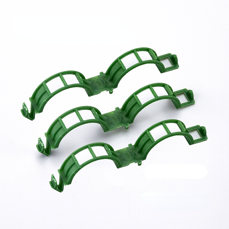 50-100 Stuks Tomaat Clips Plant Clips Wijnstokken Plastic Trellis Clips - Ondersteuning Clips voor Klimplanten Komkommers Paprika Groenten: 4XL / Bruin