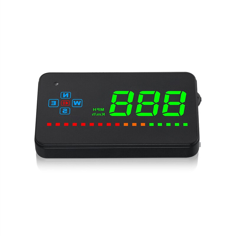Hud Display 3.5 inch Car Projector in The Car Alarm GPS Head Up Display Speedometer Windshield display speedometer Portable hud: Default Title