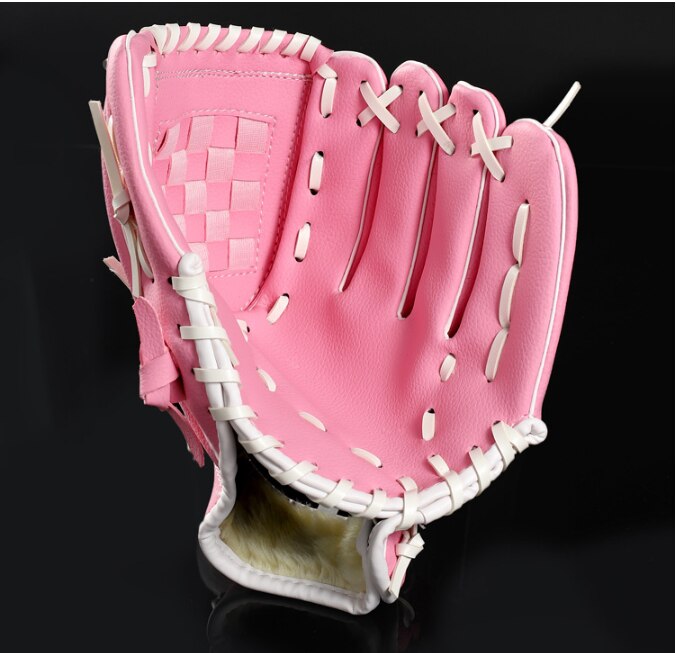 Sport all'aria aperta Guanto Da Baseball Softball Pratica Attrezzature Formato 10.5/11.5/12.5 della Mano Sinistra per Adulti Uomo Donna di Formazione: Pink  (11.5)