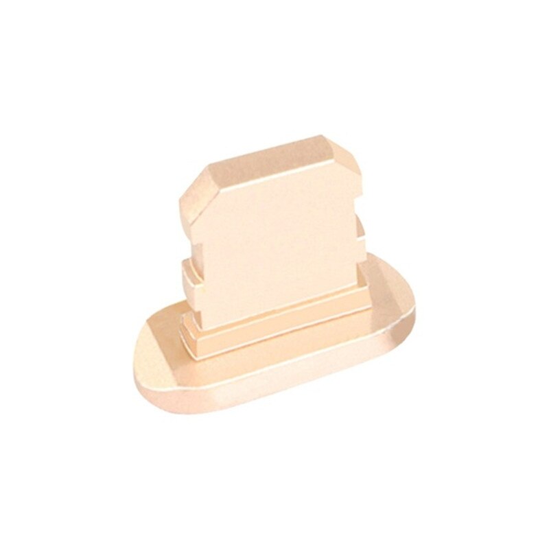 Bouchon anti-poussière en métal pour iphone 6s xr 11 pro, gadget, accessoires pour iphone 11 7 8 plus xs max: Gold