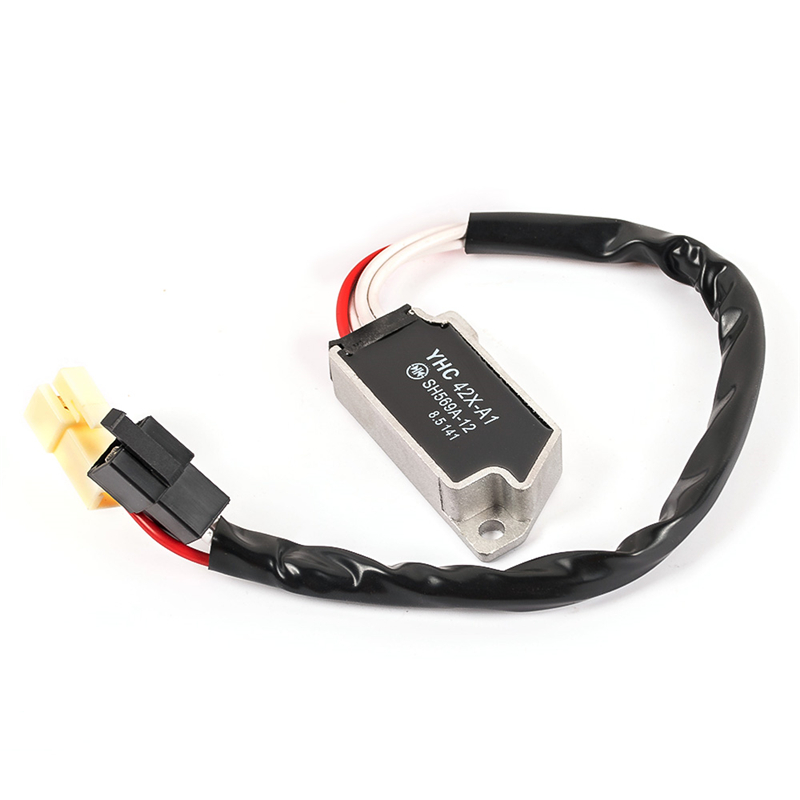 Chargeur de moto noir avec prise régulateur de tension redresseur pour Yamaha XV 535/XV 110 VIRAGO XV 1100 VIRAGO VMX 1200 XV750