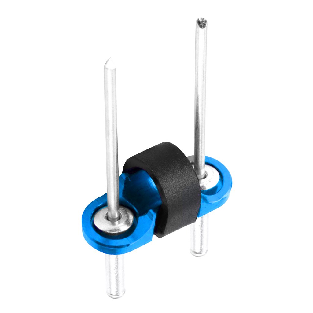 Aluminiumlegering mtb mountainbike kabel behuizing geleider basis klinknagel c clip: Blauw