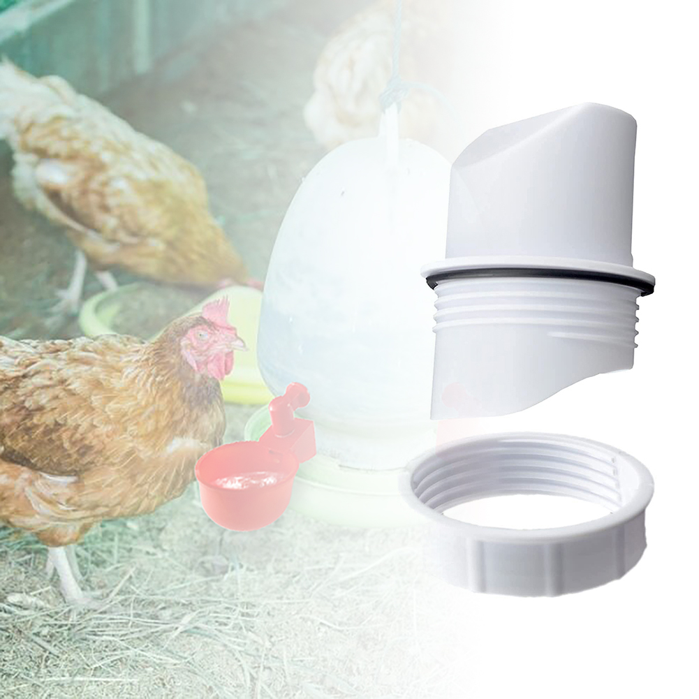 Rainproof Poultry Feeder Port Set DIY Poultry Pro Feeding Kit Special Tools For Breeding Chickens Ducks Poultry Feeder