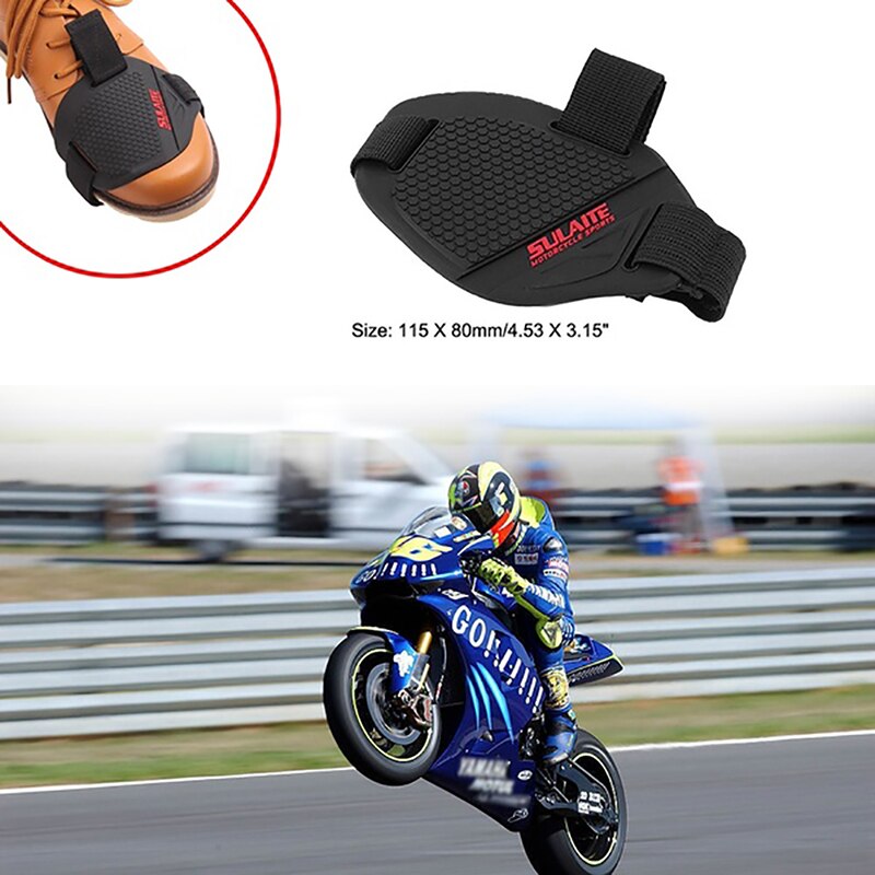 1 Paar Motorfiets Shift Guard Cover Beschermende Gear Shifter Pad Schoen Laars Protector