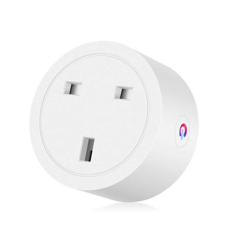 Tuya ZigBee Smart Plug EU/US/UK 16A Power Monitor Timer Socket Smart Home Wireless Compatible Alexa Google Home Assistant: UK 16A 01