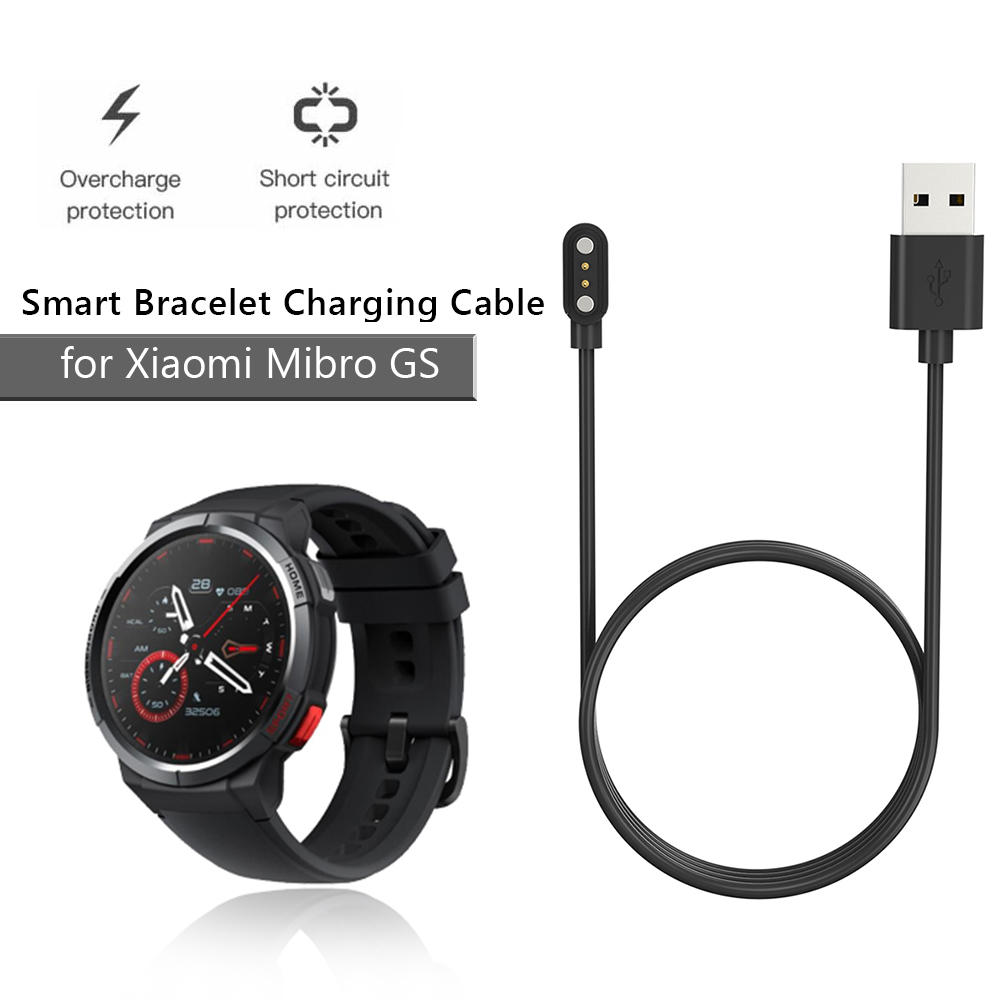 Cargador de Base para reloj inteligente xiaomi Mibro GS, pulsera de reloj de pulsera, Cable de carga magnética USB, accesorios de Base