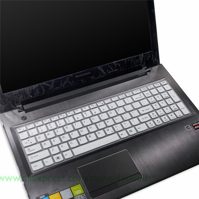 Silikon Tastatur Schutz Abdeckung Haut für Lenovo G580 G570 G575 G585 G510 G505 G500 G501 G700 B580 B570 B575 B575E b590 M5400: White