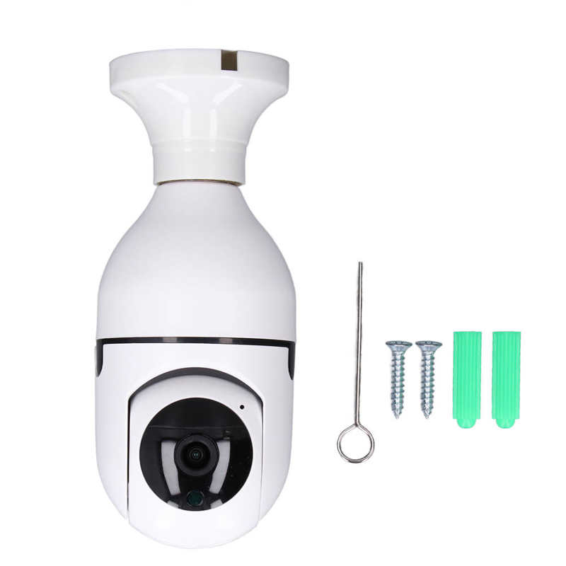 WIFI Camera Bulb Socket Infrared CCTV Dome Motion Detection for Indoor