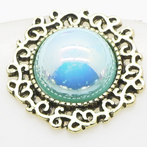 20mm (inner) Metal buttons 10pcs Shiny Pearl button For clothing Accessories wedding decorative handmade crafts buttons: Gun Metal