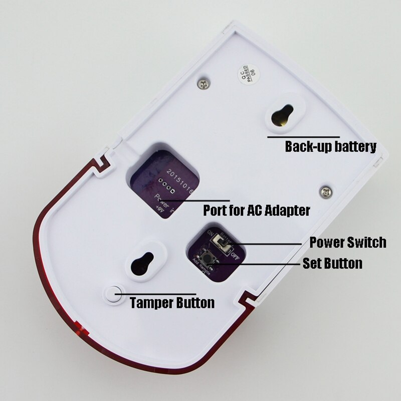 sans fil étanche externe Flash Led stroboscope sirène extérieure pour la maison G2B O2B GSM système d'alarme (prise ue)