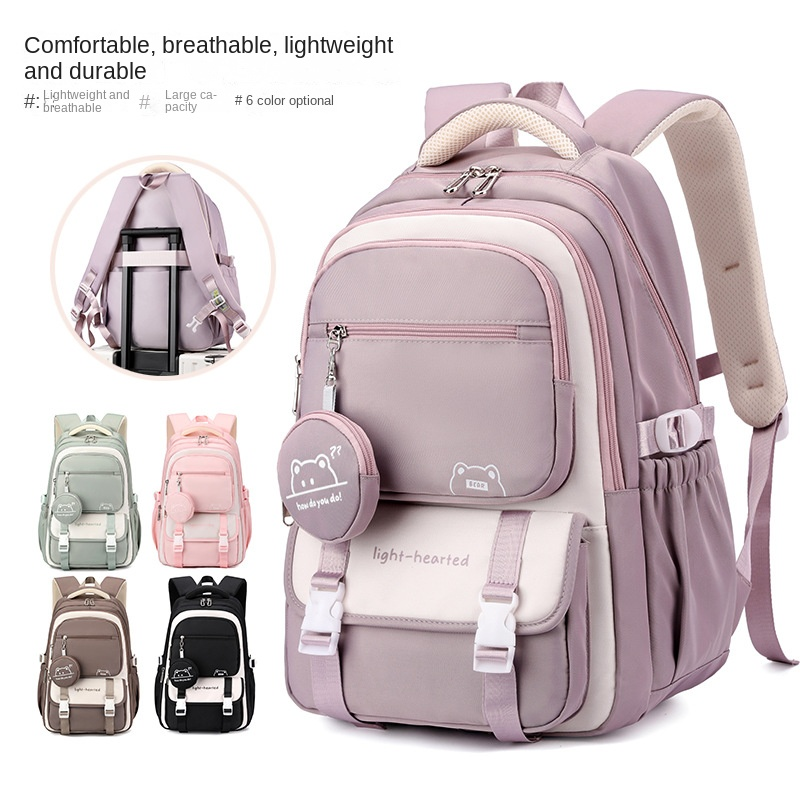 Mädchen-schulrucksack, schultasche, Laptop-Rucksack für Teenager, freizeit-reiserucksack, büchertasche, wasserdichter freundlicher-schulrucksack