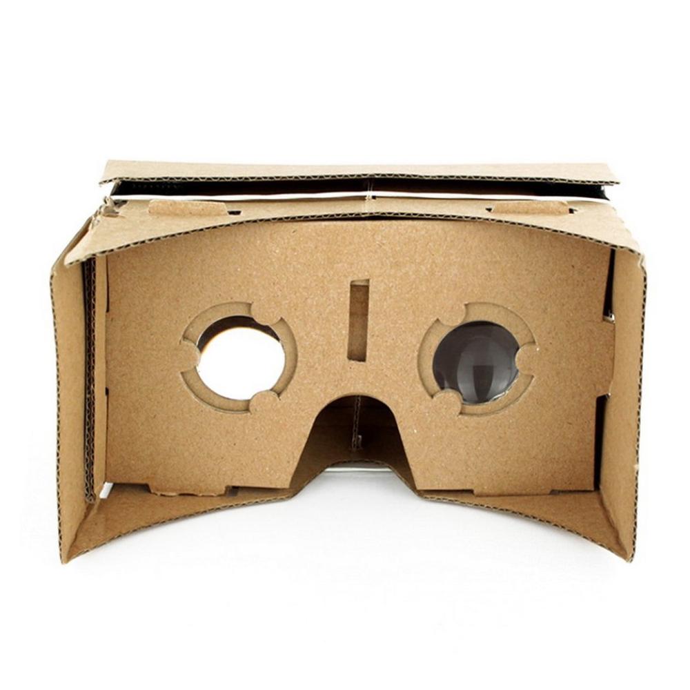 Ulter clear gør-det-selv pap 3d vr virtual reality-briller til smartphone gør-det-selv-magnet google pap briller