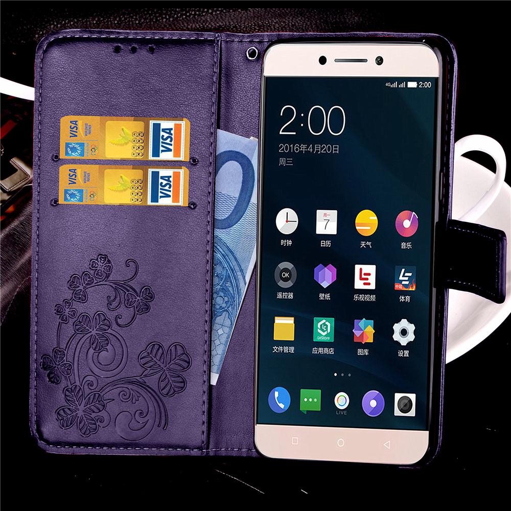 Capa flip de couro para carteira, capa estilo carteira para celular leeco le 2 max 2 s3 letv x820 capa traseira para leeco le max 2