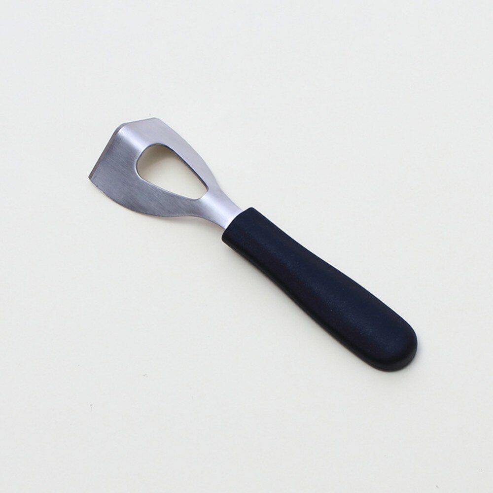 Coupe-fromage en acier inoxydable, coupe-beurre et manche en Silicone, grattoir à fromage, ustensiles de cuisine: Black