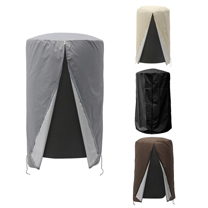 Outdoor Waterproof Sunsn Rainproof Heater Dust Cover Garden Zipper Closed Courtyard Heater Cover