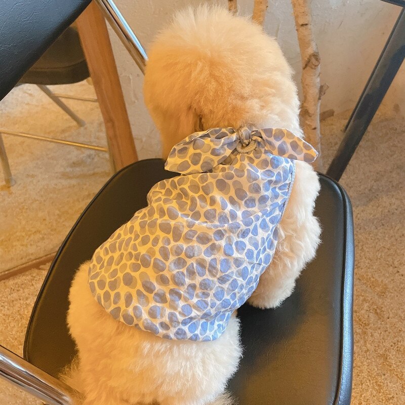 Dog Skirt Vest for Small Medium Dogs Cute Dot Dog Dress Maltese Girl Skirts Pomeranian Clothes Summer Pet Dog Apparel