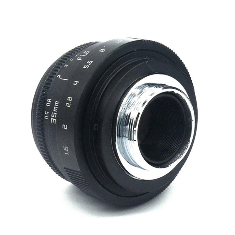 Mini 35Mm F1.6 APS-C Televisie Tv Lens/Cctv Lens Voor 16Mm C Mount Camera