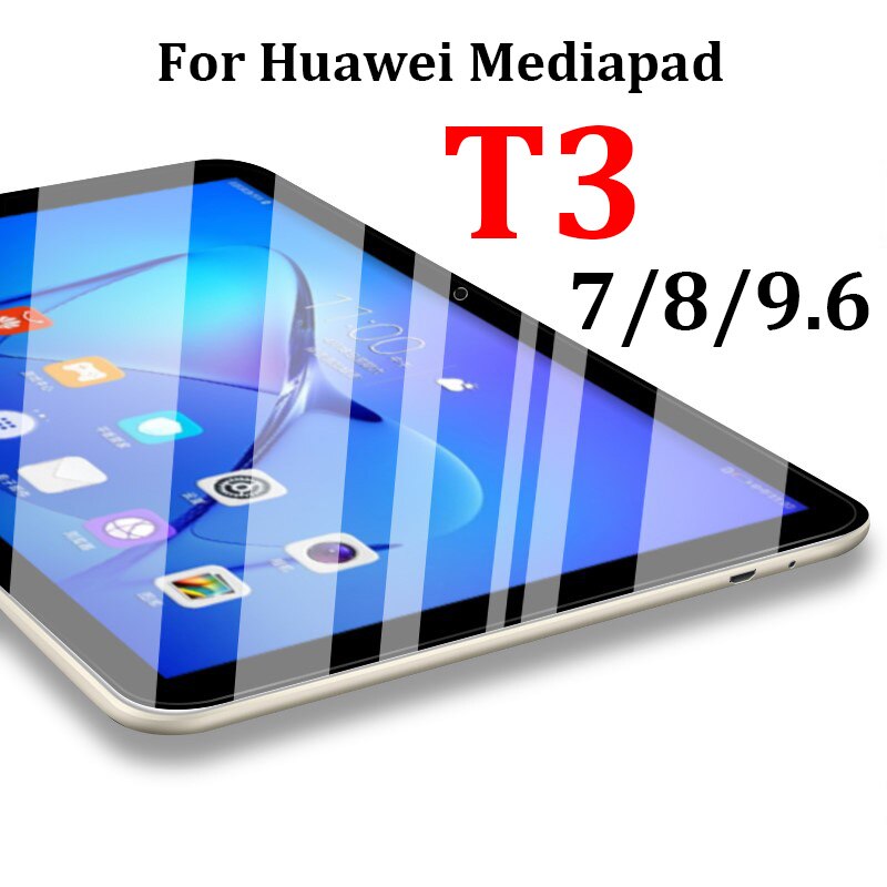 glass for tablet huawei mediapad t3 7 protective glass on the for huawei mediapad t3 8 9.6 t 3 3t screen protector film glas 9h