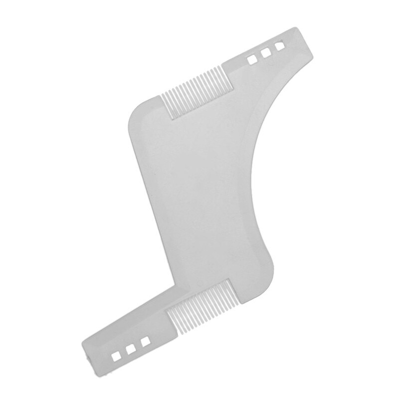 3 Colors Innovative All-In-One Beard Shaping Styling Template ABS Comb for Hair Beard Line Up Trimming Template