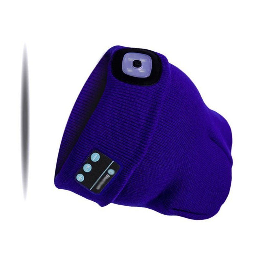 Winter Beanie Hat Wireless Smart Cap Headphone Headset with LED Light Handfree Music Headphone Earphones for