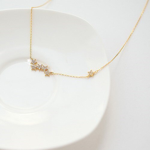 925 Sterling Silver Chain Necklaces Star Pendants&Necklaces Jewelry Collar Colar de Plata
