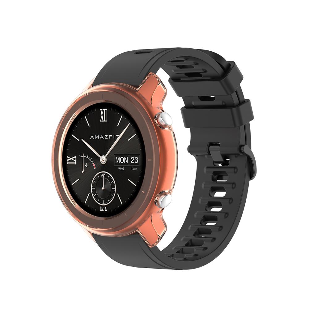 TPU Soft Cover For Amazfit GTR Protective Case Shell For Xiaomi Huami Amazfit GTR 47mm & 42mm Smartwatch Cases Protector Sleeve